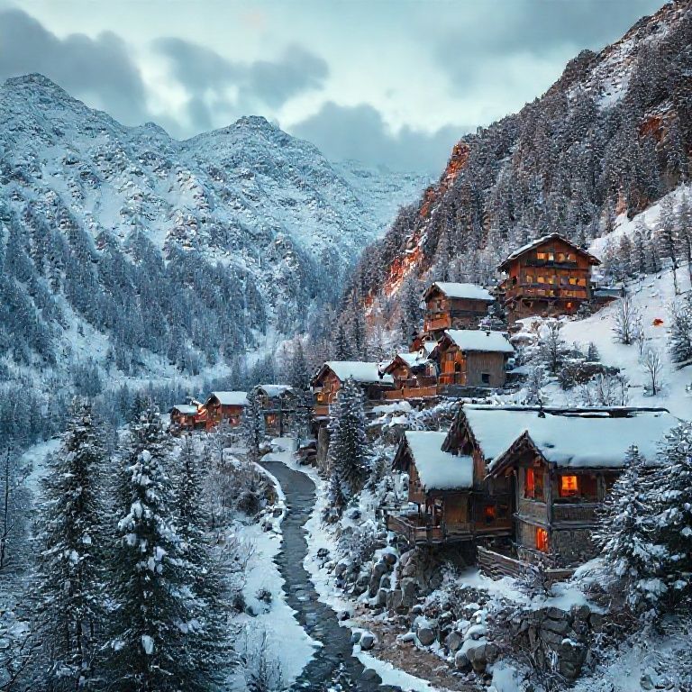 ⛰️ 자연 속 힐링, 겨울 산골 여행