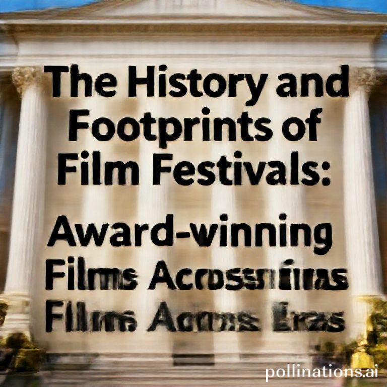 🏆 영화제의 역사와 발자취: 시대를 아우르는 수상작들