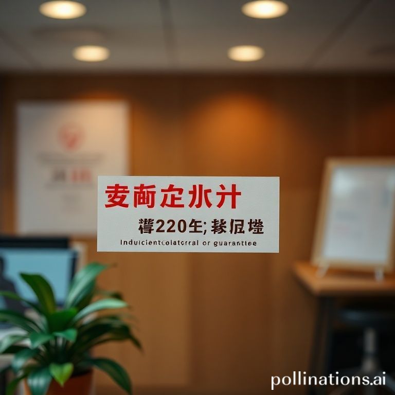 📑 거절 이유 3: 미비한 담보 또는 보증