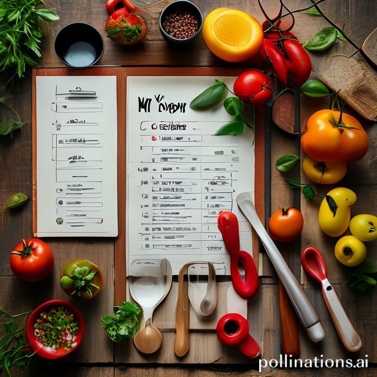 ✅ 나만의 조리도구 정리 체크리스트