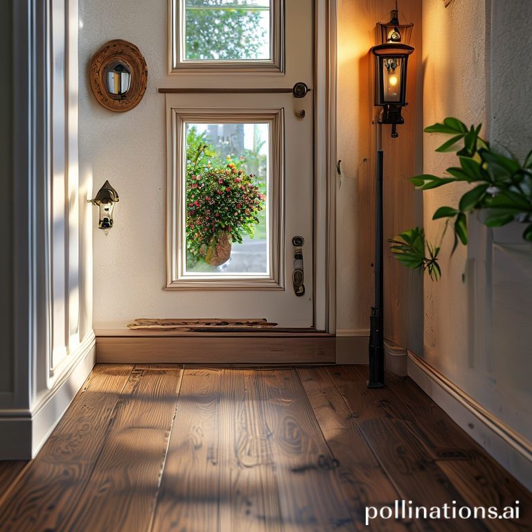 현관 틈바람 막는 도어스윕 설치 요령