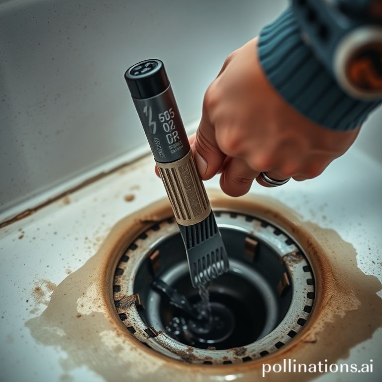 ✨ 생활 속 도구 활용, 막힌 배수구 뚫기