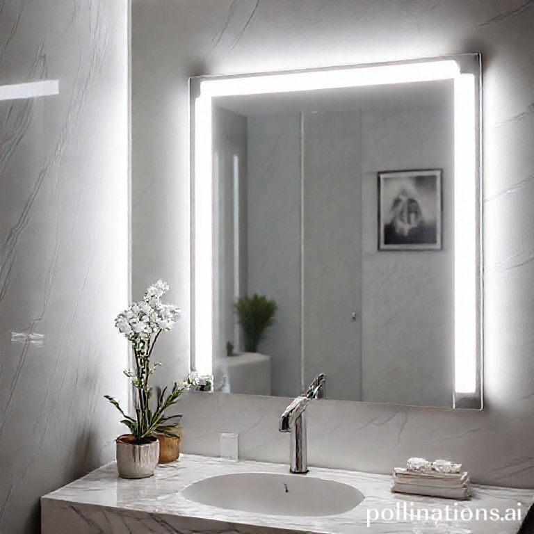 ✨ 스마트 조명 거울, 디자인과 기능의 완벽 조화