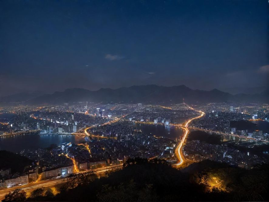 广州的繁华夜景,高楼林立,车水马龙,展现着都市的活力与魅力。
