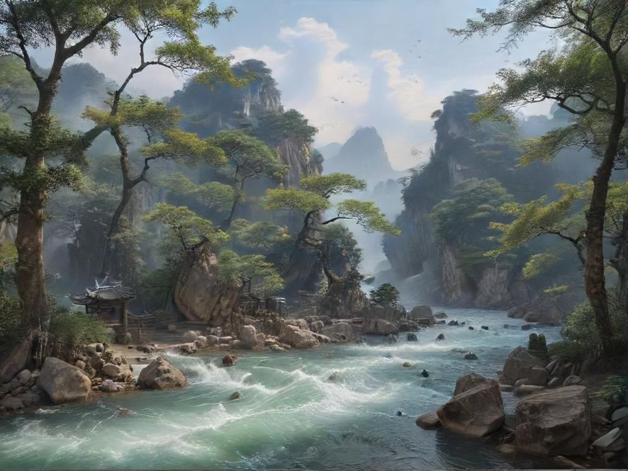罗湖水会内景,一个宽敞明亮的水疗池,池水清澈,波光粼粼,周围点缀着绿色植物,营造出宁静放松的氛围。
