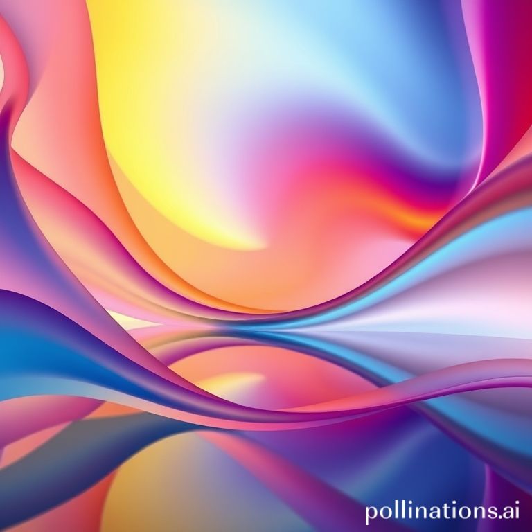 运动中的半音和声：创建一系列流动、互锁的颜色渐变，这些渐变似乎对看不见的音乐做出响应。捕捉互补色调碰撞的瞬间，形成意想不到的新调色板。使用光滑的反射表面进行渲染，通过光线交互创建深度。在边界处包含细微的分形图案，以便仔细检查。