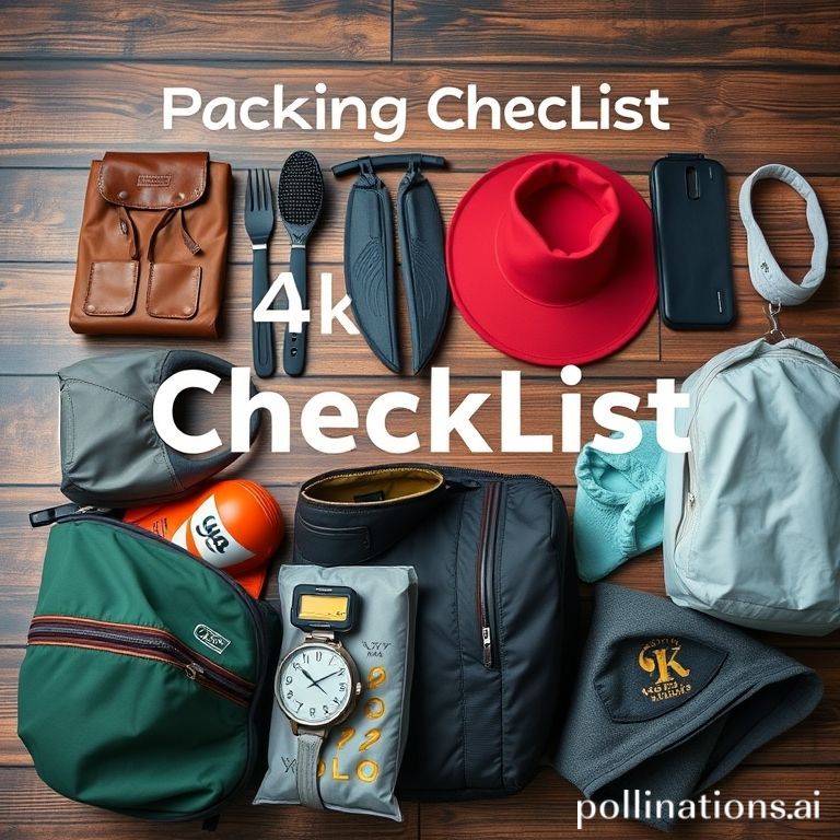 🎒 준비물 체크리스트