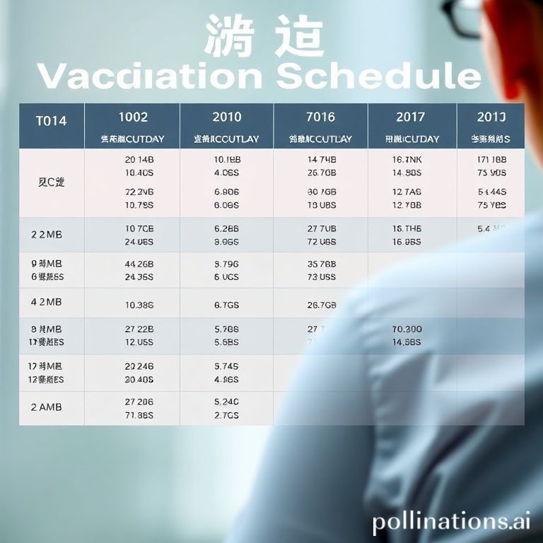 📅 필수 예방접종 일정표 (시기별 상세 안내)