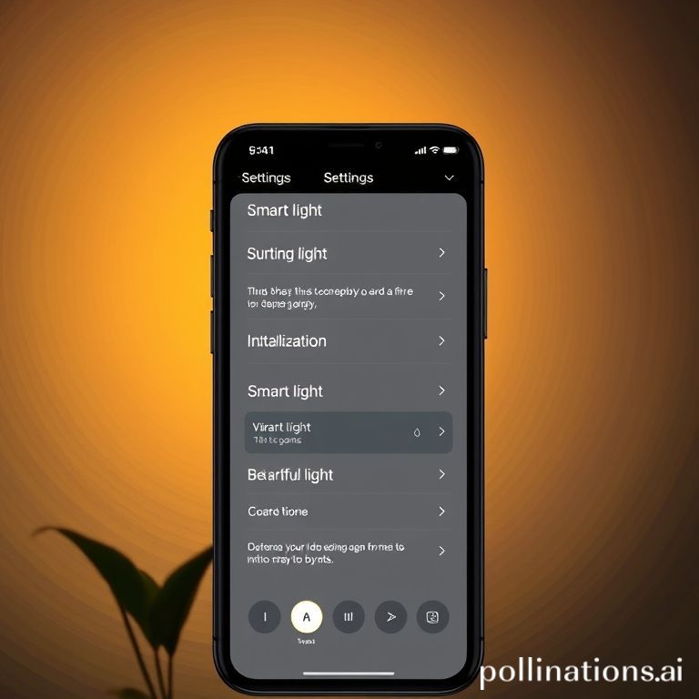 📱 스마트조명 앱 설정 및 초기화