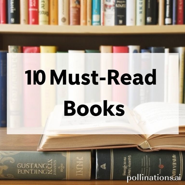 10 Must-Read Books for Every Bookworm