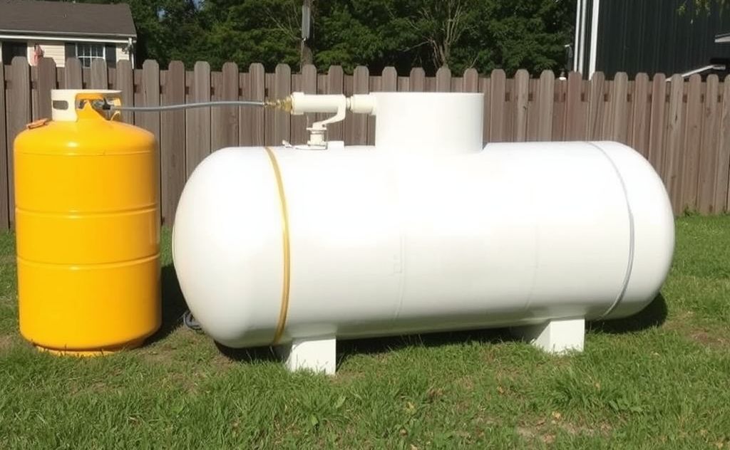 100lb propane tank duration estimate