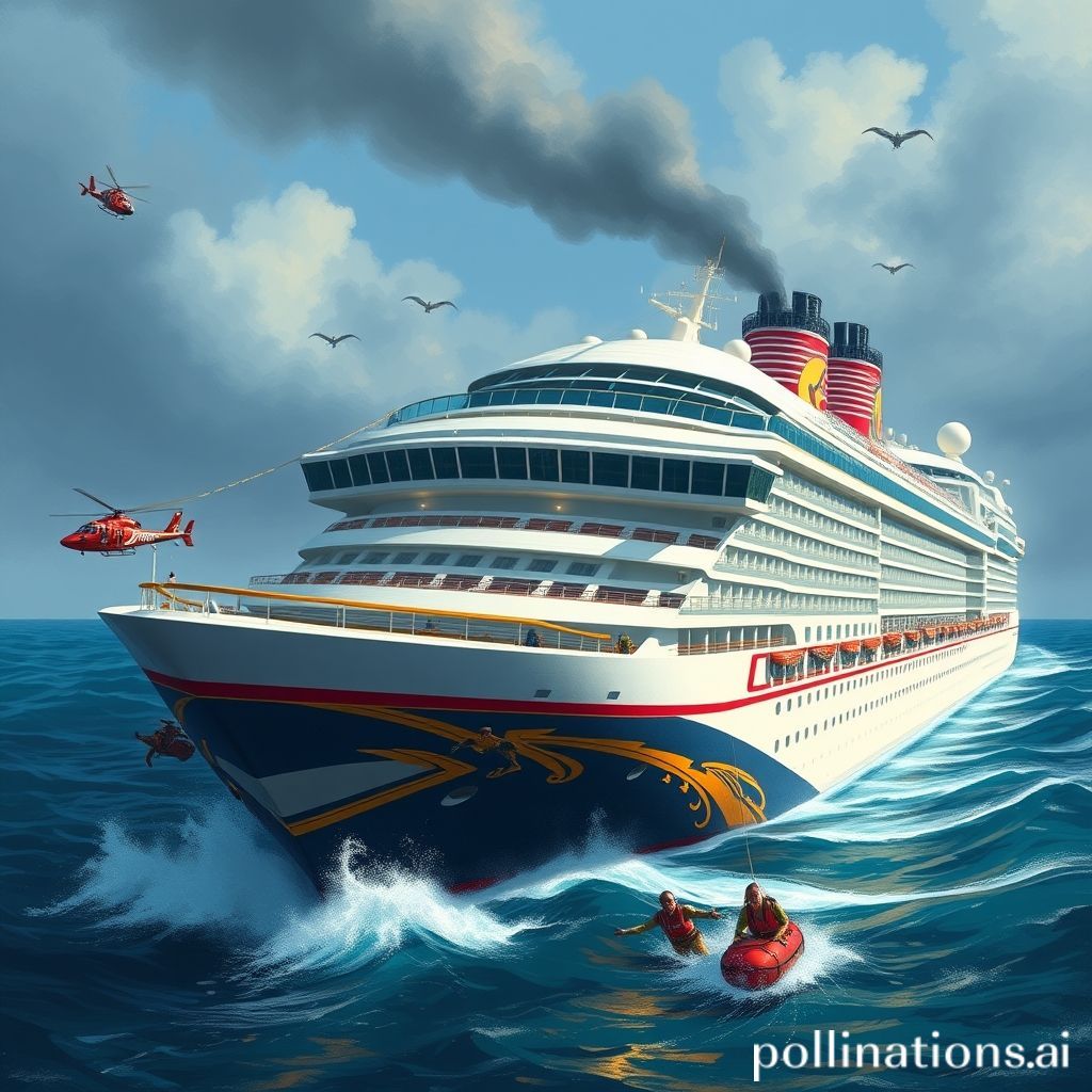2 people rescued after going overboard on Disney cruise ship