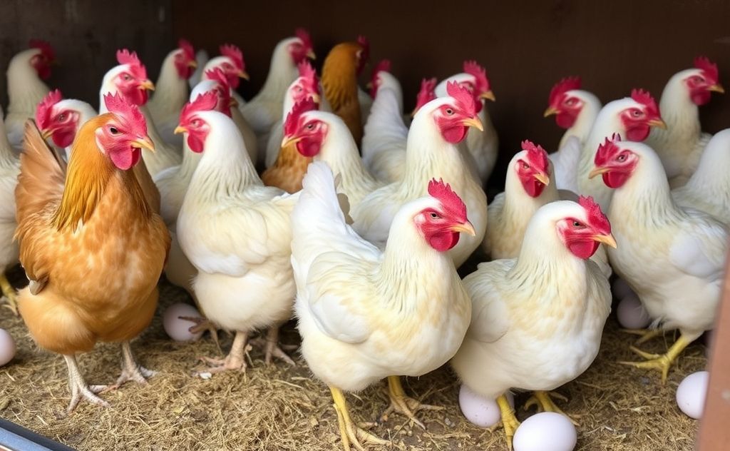 20 chickens lay about 140 eggs weekly