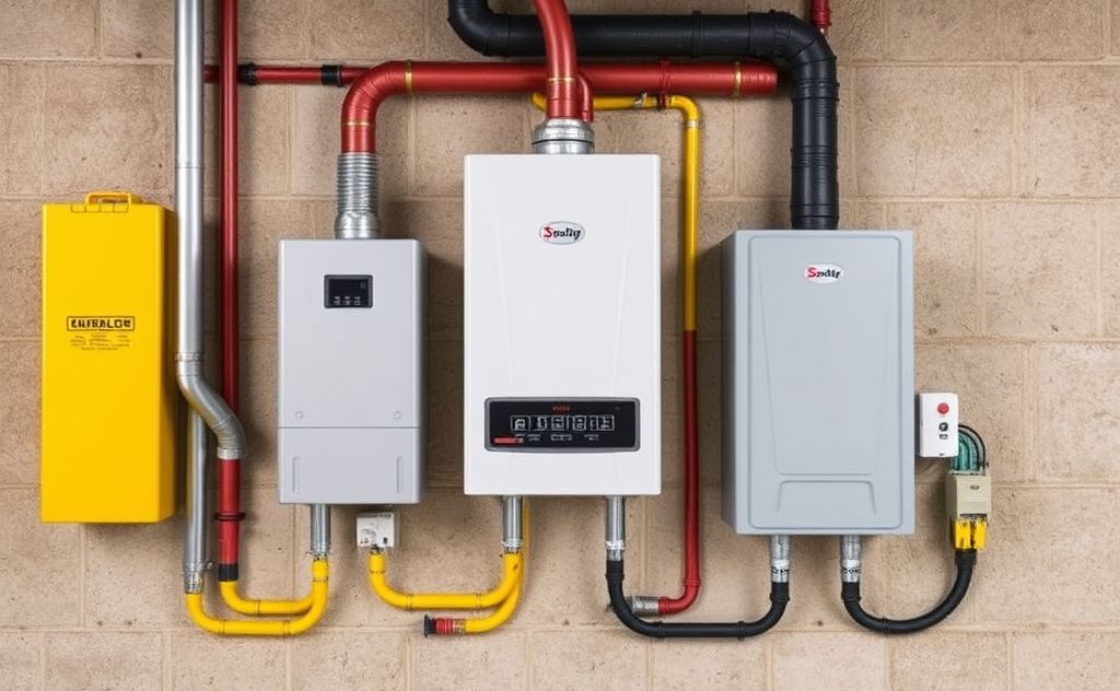 200 Amp service supports electric tankless heater