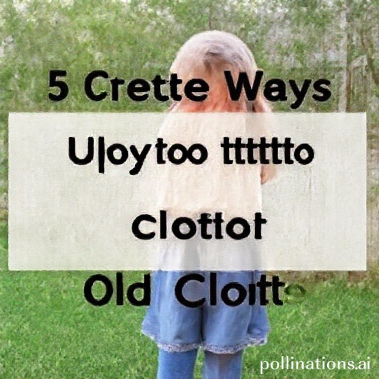 5 Creative Ways to Upcycle Old Clothes
