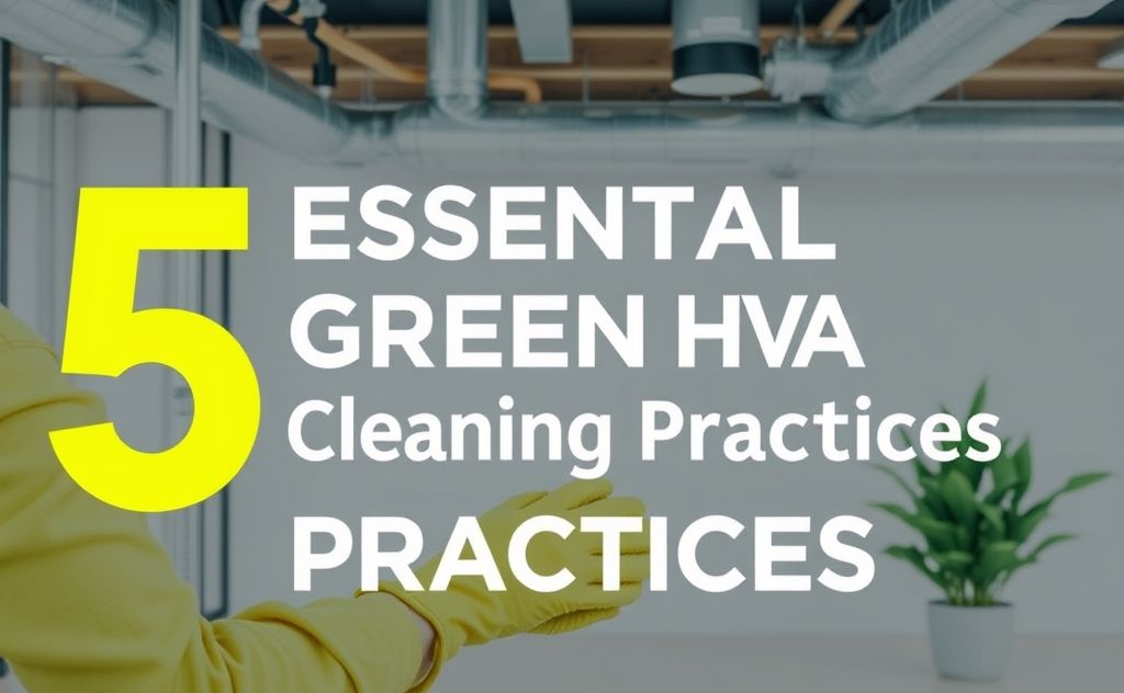 5 Essential Green HVAC Cleaning Practices