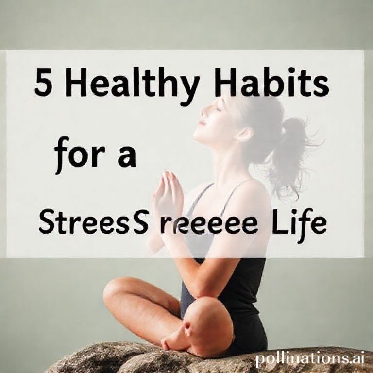 5 Healthy Habits for a Stress-Free Life