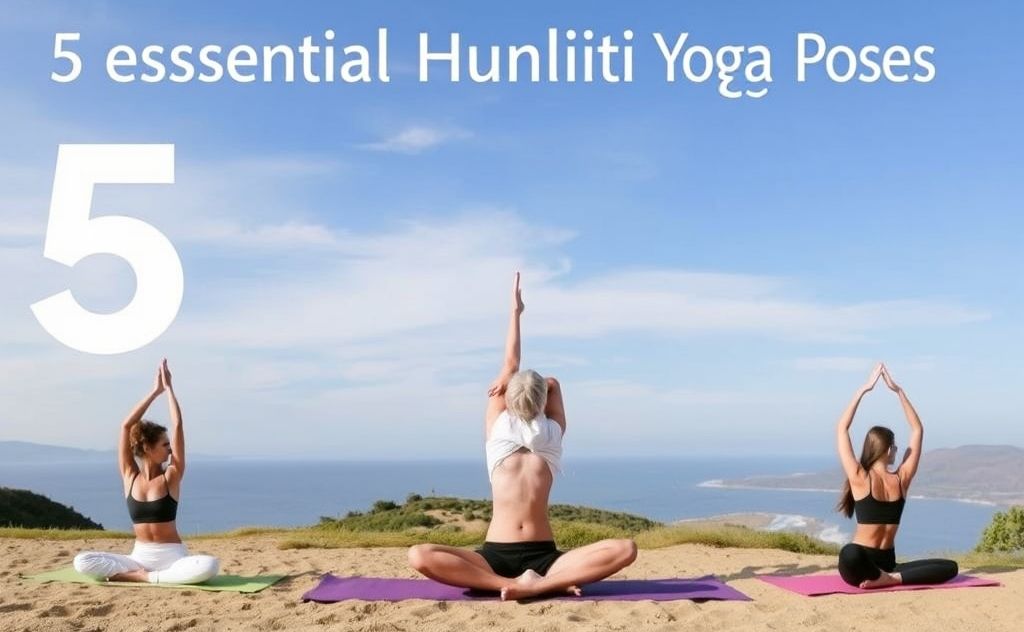 5 essential kundalini yoga poses displayed