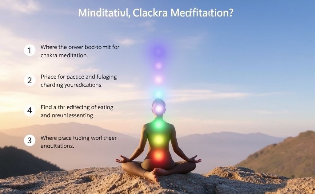 5 steps for mindful chakra meditation practice
