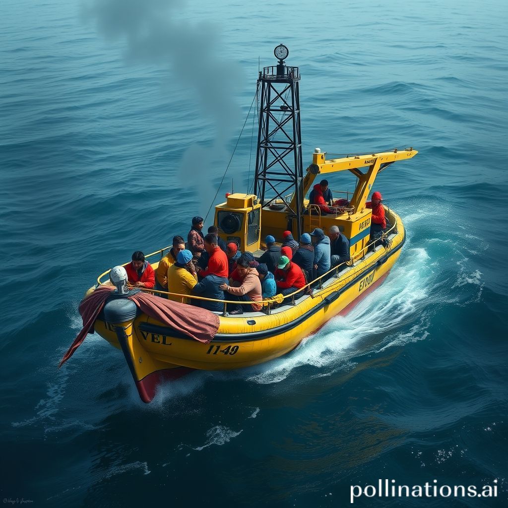 54 migrants rescued from oil platform, where one woman gave birth