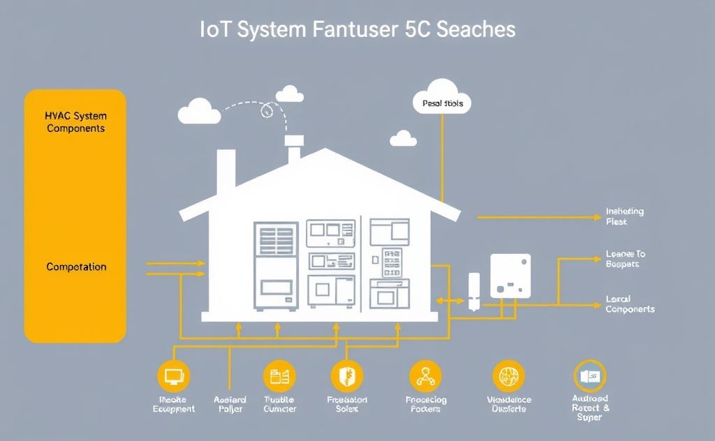 5G IoT HVAC system components diagram