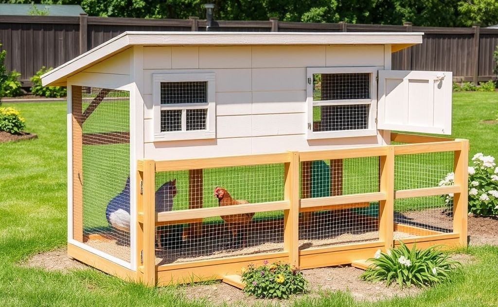 6x6 chicken coop capacity for chickens
