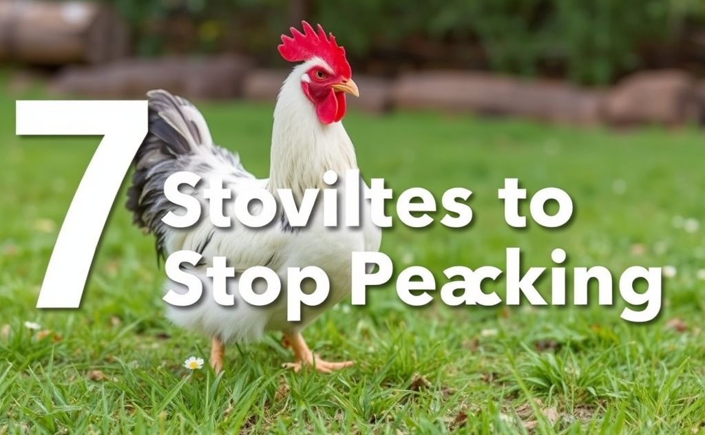 7 Solutions to Stop Chicken Pecking