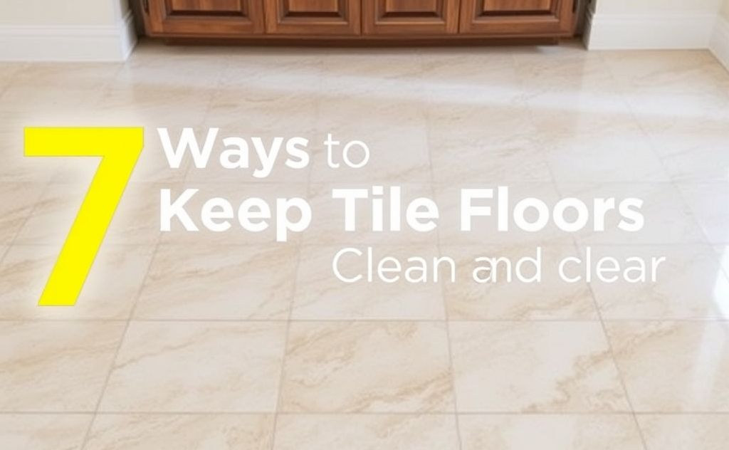 7 Ways to Keep Tile Floors Clean and Clear