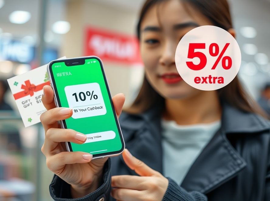 상생페이백 10% 환급과 상품권 구매로 추가 이득을 얻는 원리를 시각화한 이미지