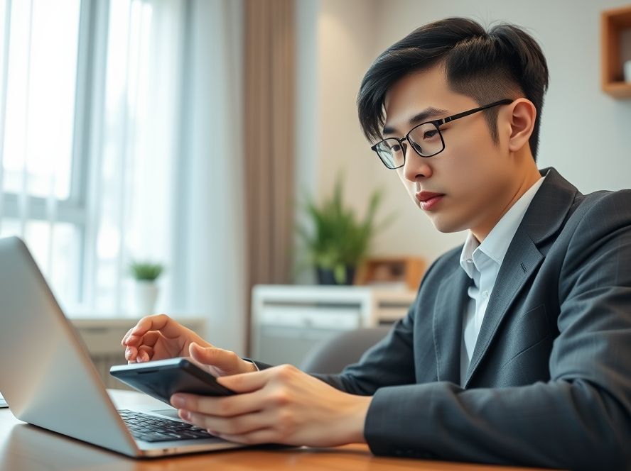 1분 만에 최적의 결제 방식을 계산하는 모습