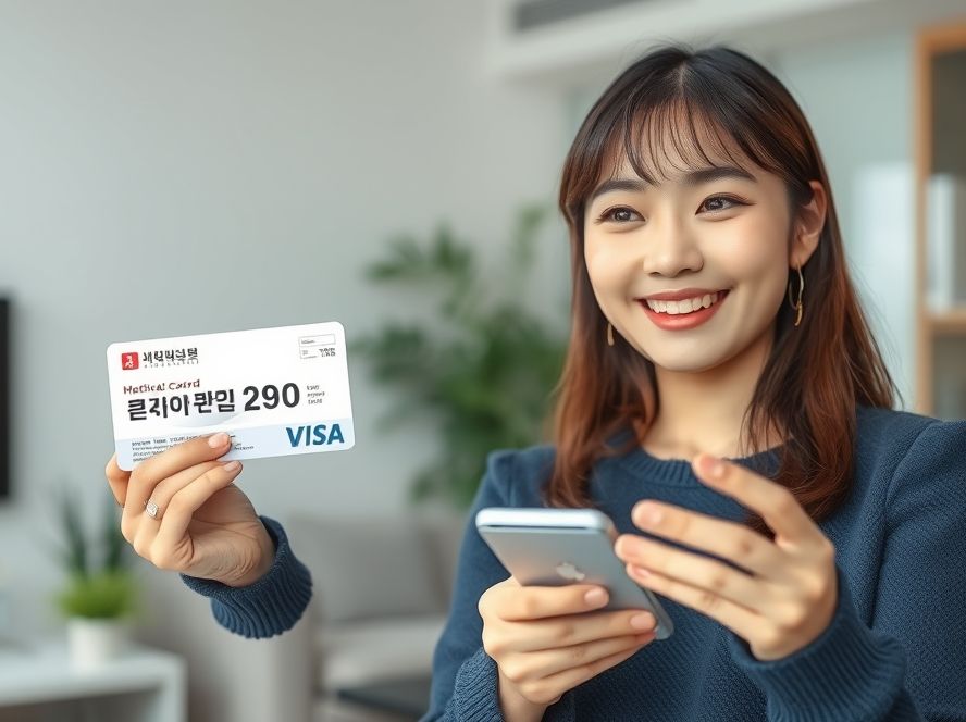 상생페이백 대신 의료비 할인 카드와 실손보험 청구로 절약하는 모습.