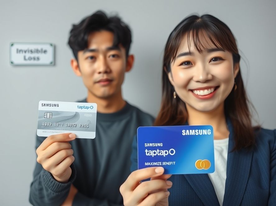 정보 부족으로 놓치는 금융 혜택과 'taptap O'로 얻는 이득의 대비.