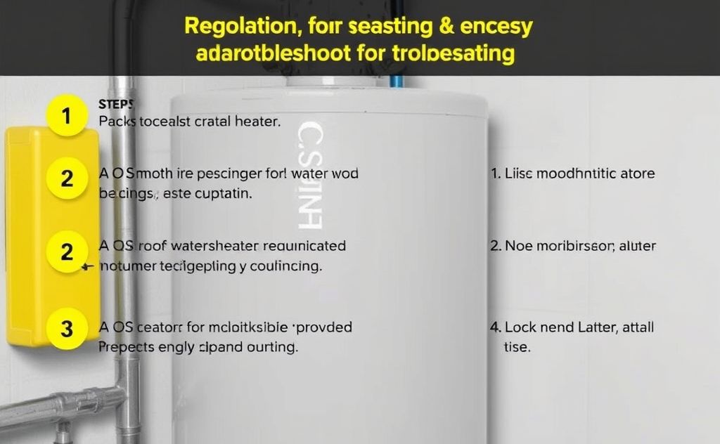 A O Smith water heater troubleshooting steps