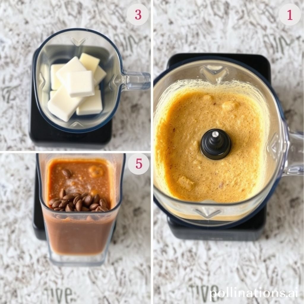 Blending Beet Chunks with Fruits and Vegetables