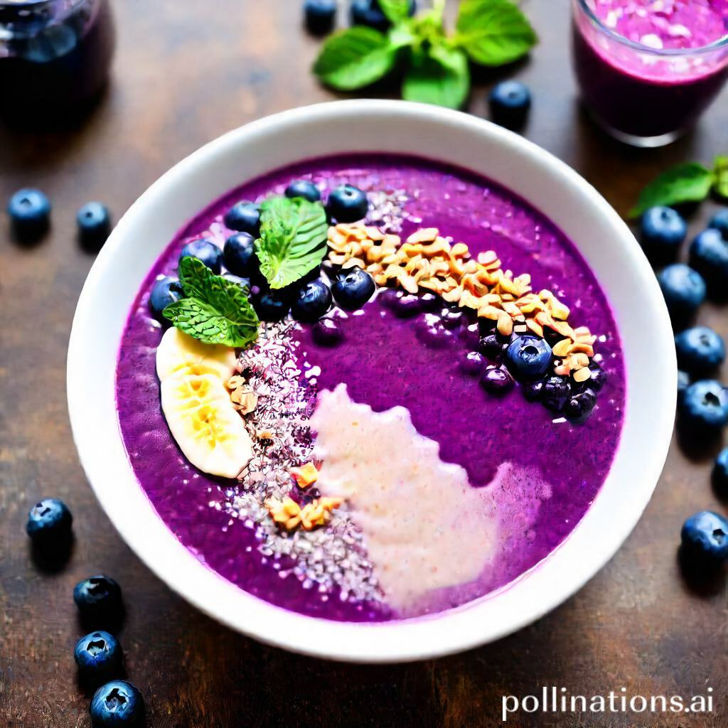 how to make a blueberry smoothie bowl