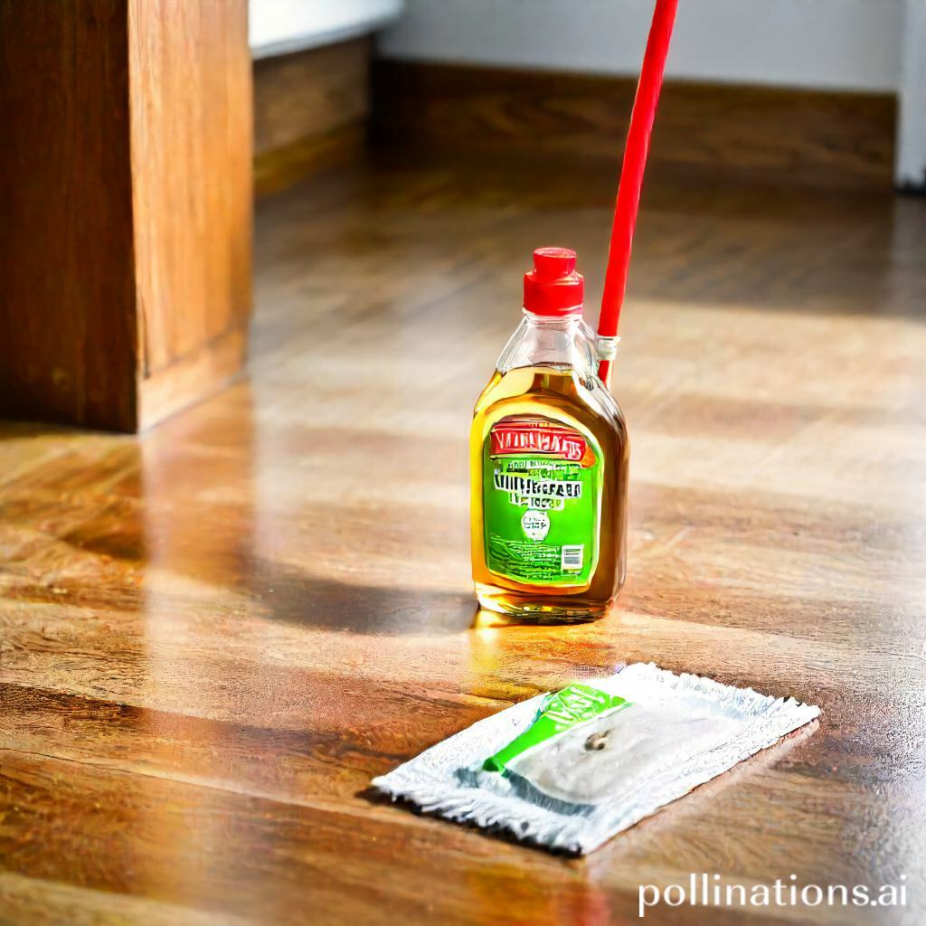 is vinegar suitable for mopping laminate floors