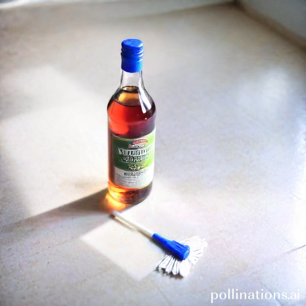 is vinegar safe for mopping tile floors