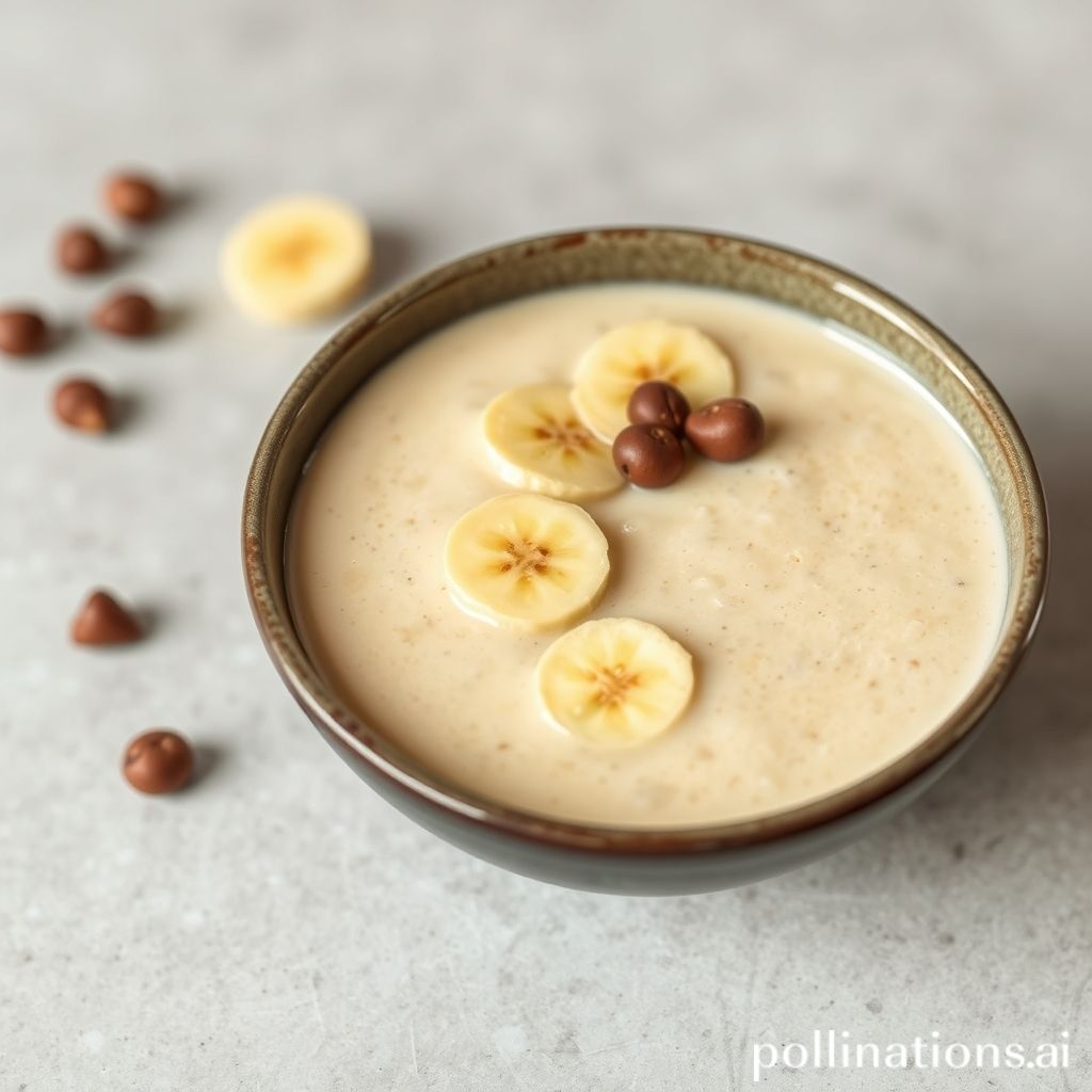 how to make a banana smoothie bowl