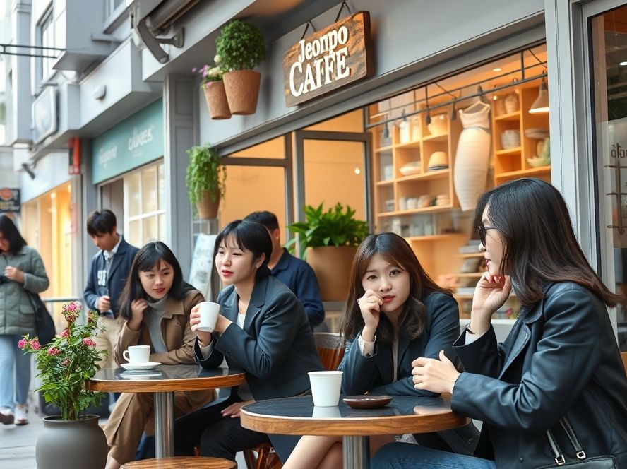 전포 카페거리에서 상생페이백으로 즐거운 시간을 보내는 MZ세대