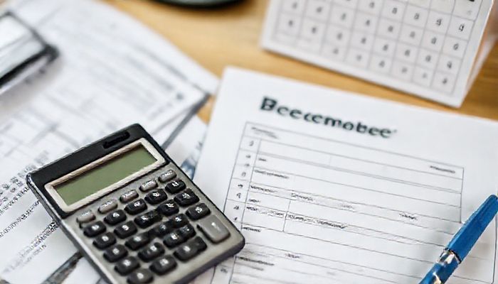 연말 예산 계획과 계산기