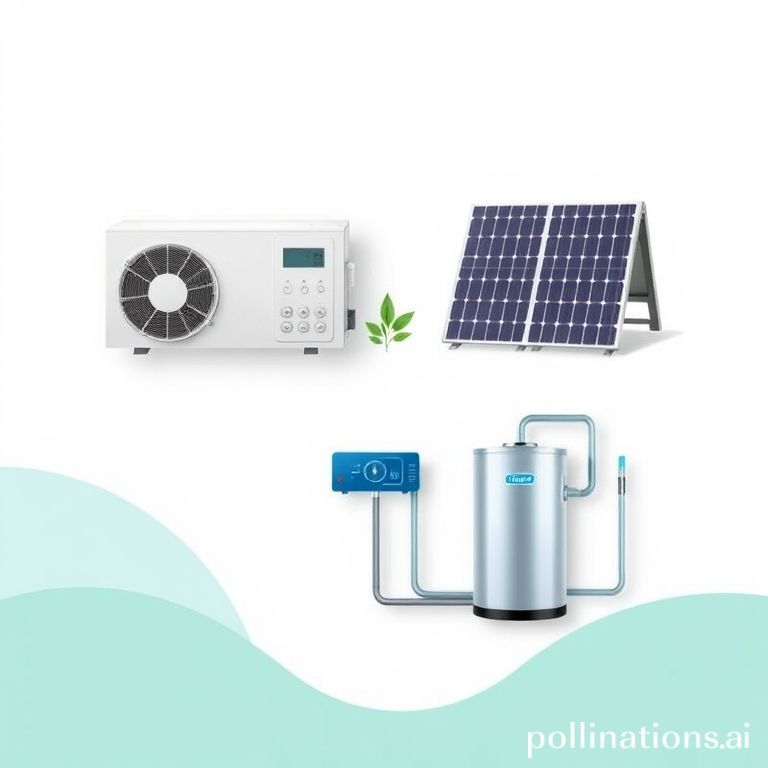 Illustration de Pompes à Chaleur, Photovoltaïque, et Ballons Thermodynamiques