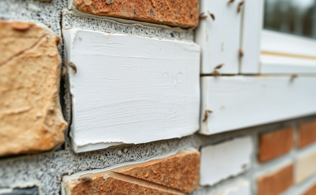 A close-up of a home with sealed cracks and pest-proof barriers.
