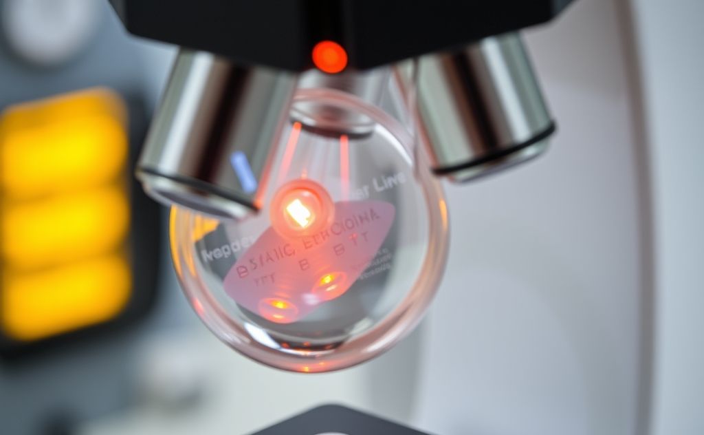 A close-up of a scientific instrument measuring energy levels.