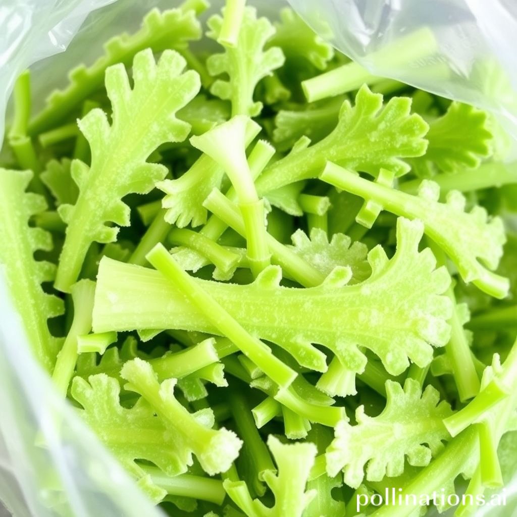 Can You Freeze Celery Leaves?