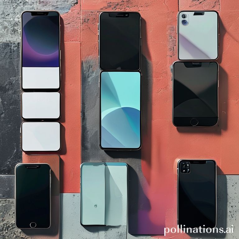 A collage of modern mobile devices (smartphone, laptop, smartwatch) seamlessly integrated into a daily life scenario, emphasizing long battery life and sleek, fanless designs.