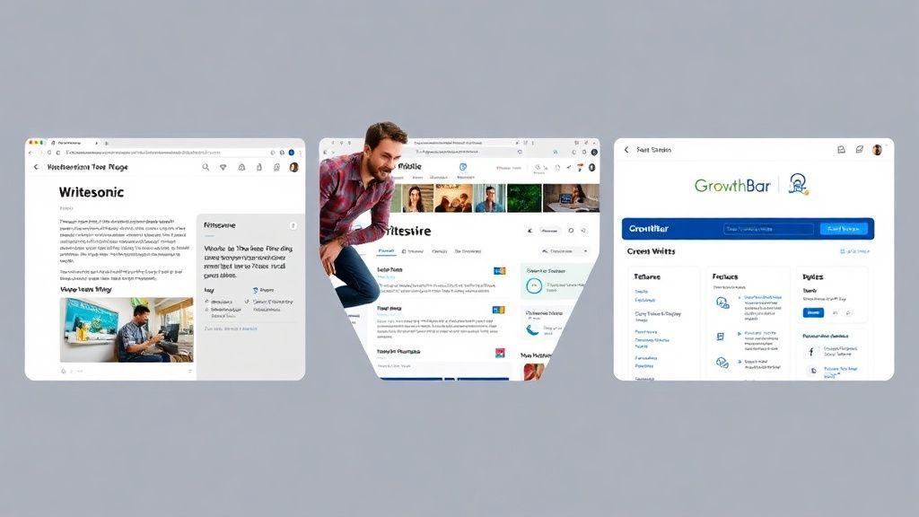 Other Top AI Writing Software for Small Businesses: Writesonic, Rytr, and GrowthBar