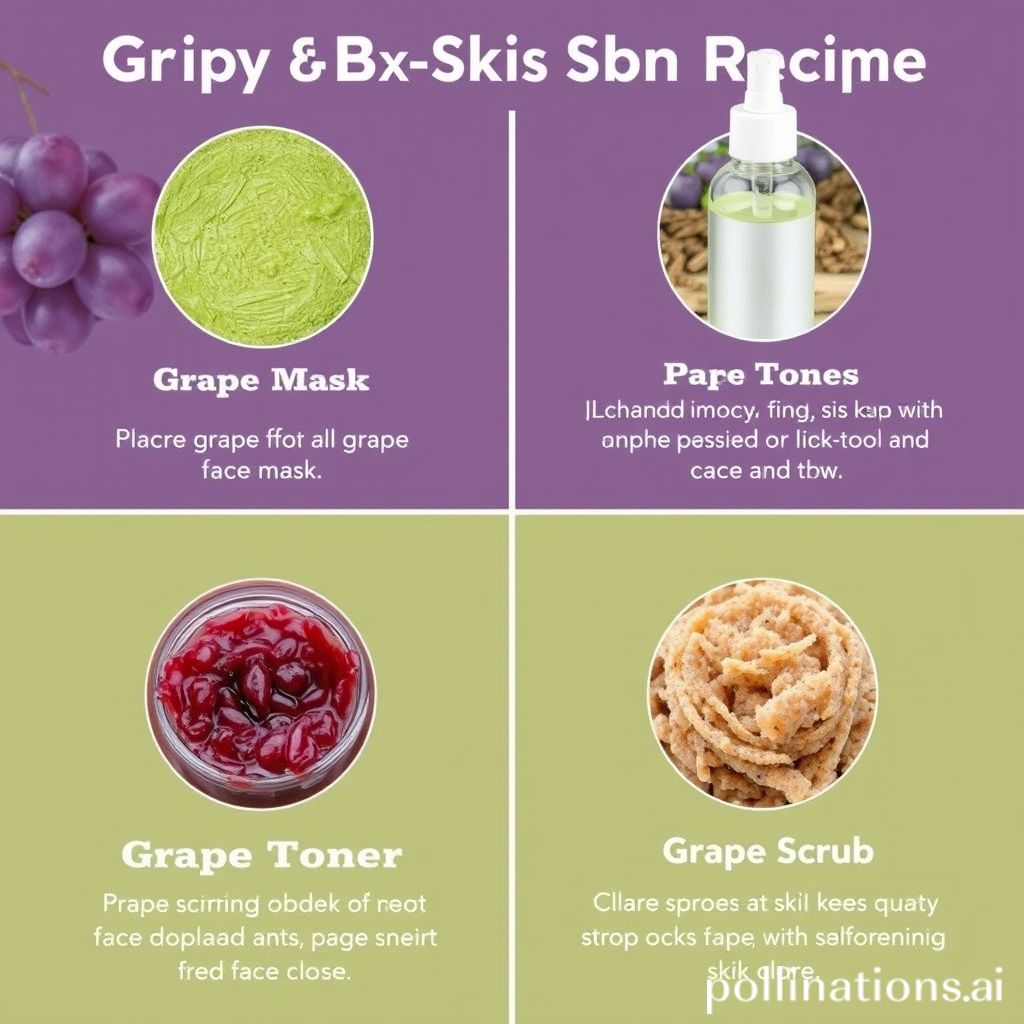 Grape-infused skincare recipes