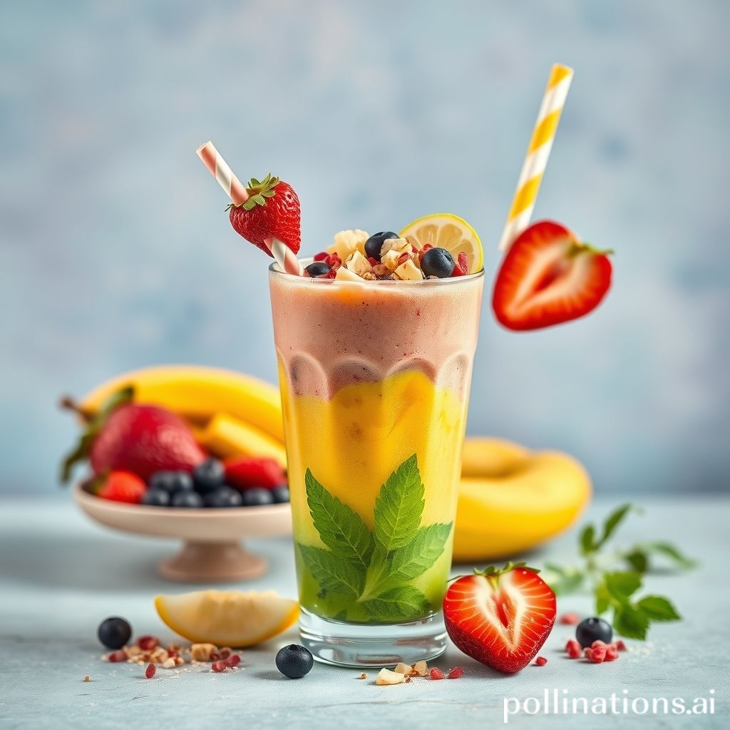 How To Decorate A Smoothie?