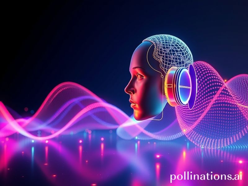 A visual representation of the AI voice cloning process.