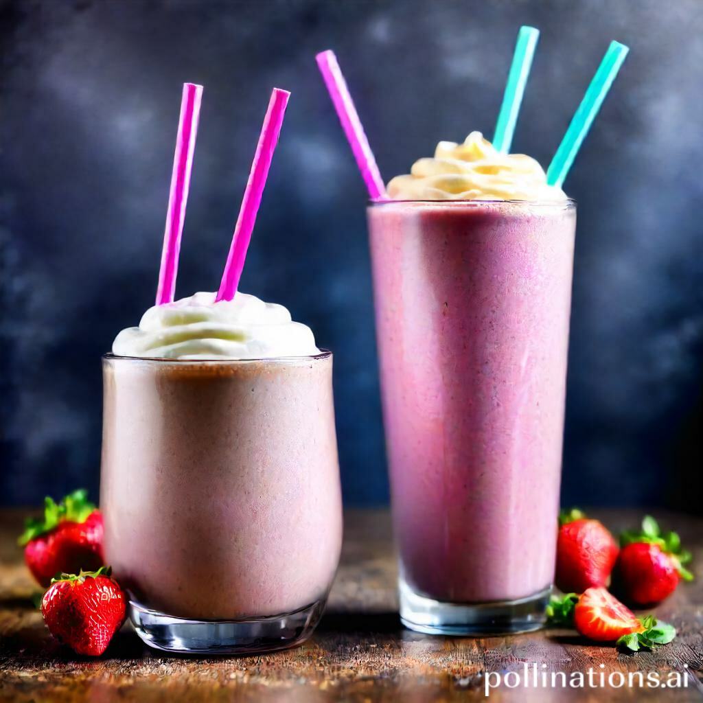 what is the difference between a smoothie and a milkshake